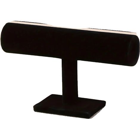 Schmuckdisplayständer, Samtmaterial, elegantes Design, schwarz (1/2)