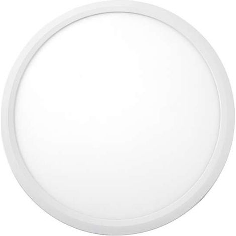 Plafón downlight led modelo Axel acabado blanco, 2.5cm(alto) 23cm(ancho) 23cm(fondo) . (1/4)