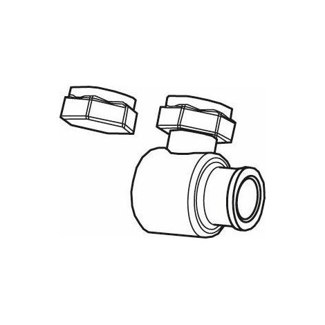 Buderus DIN-Adapter für Logatrend VC, zum Austausch von DIN-Radiatoren