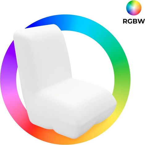 Asiento Luminoso LED RGBW - 16W - Recargable