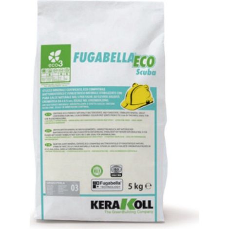 KERAKOLL 10123 FUGABELLA ECO SCUBA Blanca 5 Kg - ref: K10123