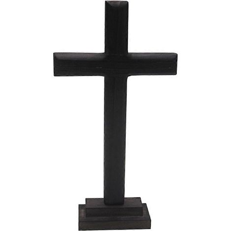 Holzständer für Kreuzdekoration, Wandtisch, Altar mit Ständer für Kreuz, Gebetskapelle, Kirche, Heimdekoration, christliches Geschenk
