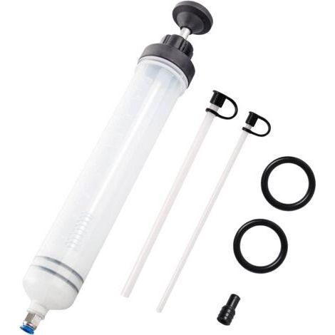 Seringue a Huile 500ML Huile Aspiration Seringue-Pompe de Transfert,Seringue Liquide de Frein avec Tube Extension-Seringue de Vidange Pompe à Maindengyank (1/5)