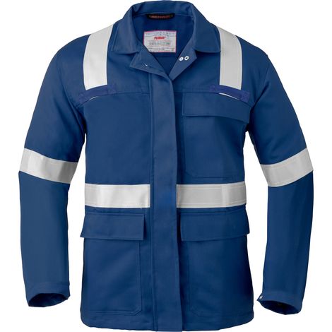 Arbeitsjacke 5 Safety, marine, 80/19/1% BW/Pol/Karbon, 280 g/m², Gr. 58 (1/2)