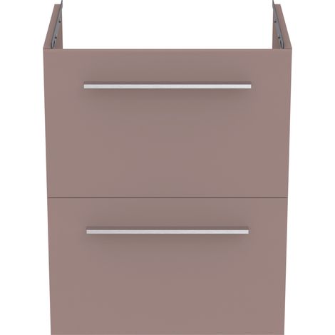Ideal Standard i.Life S - Mueble bajo lavabo, 50x38x63 cm, 2 cajones, beige mate T5291NH (1/3)