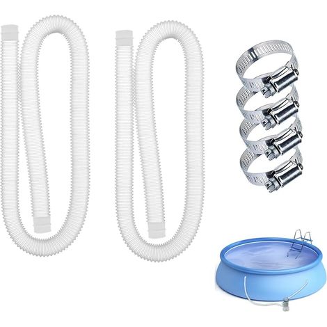 Tuyaux de remplacement de tuyau de piscine pour piscines hors sol, accessoires de tuyau de remplacement de pompe de piscine 59x1,25 pouces, faciles à installer, tuyaux de remplacement de filtre de pis (1/5)