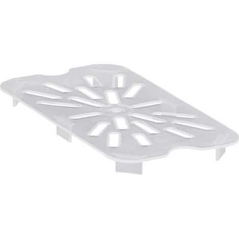 Égouttoir GN 1/4 - 16.2 x 26.5 cm - Translucide - Lot de 6 - Cambro