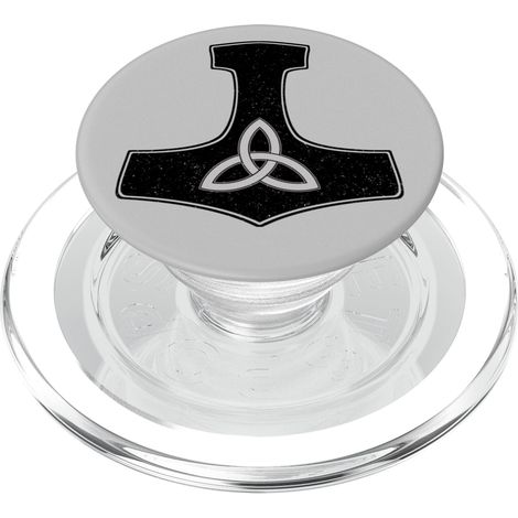 Marteau de Thor Mjolnir - Symbole viking nordique - Nœud trèfle PopGrip pour MagSafe (1/5)