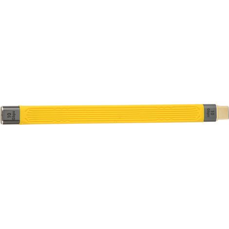 Câble USB-C mâle-femelle, transmission efficace 100 W 5 A 10 Gbit/s, longueur 13,5 cm, câble de données flexible FPC pour les voyages et le bureau (1/5)