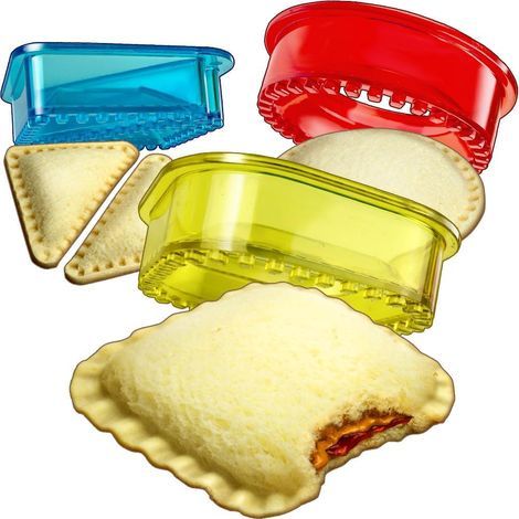 Coupe-sandwichs et scelleuse - Appareil à sandwichs sans croûte - Coupe et scelle - Boîte à lunch et boîte bento - Déjeuner pour garçons, filles et enfants - Coupe-sandwichs pour enfants (1/5)