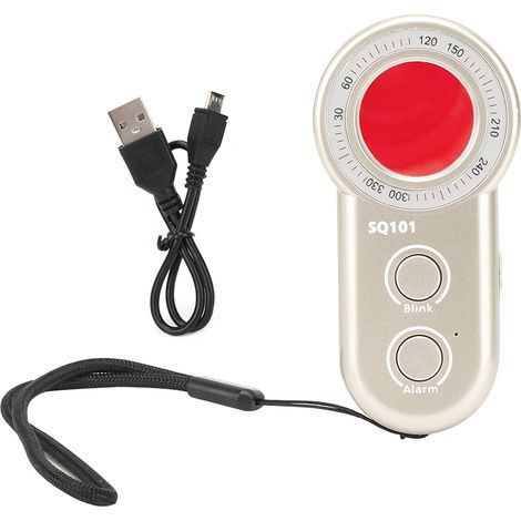 Détecteur de caméra espion infrarouge, localisateur antivol et anti-surveillance, scanner de sécurité portable (1/5)