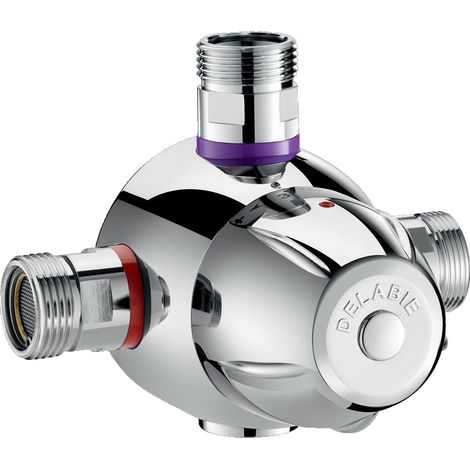 Grifo termostático colectivo M1'1/4" - 140L/min