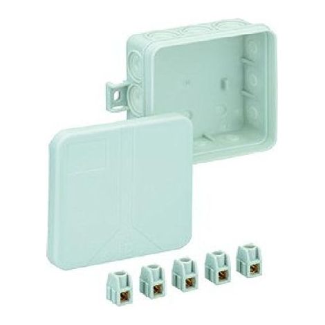BOÎTE DE DÉRIVATION IP55 2,5 MM² 85 X 85 X 37 MM G KST SERRAGE PLAFOND/MUR LMR 33241201