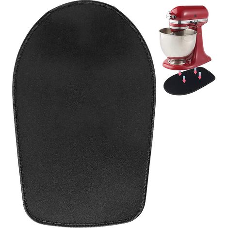 Tapis de glissement pour robot KitchenAid, tapis de glissement pour robot sur socle à bol relevable de 4,5 à 5 litres, tapis de glissement pour appareils de cuisine (1/5)
