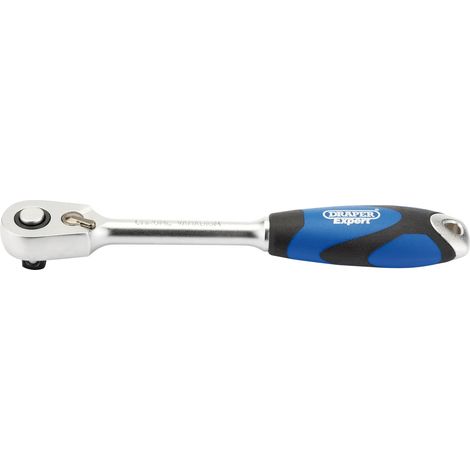 Draper Expert 3/8 Inch Drive 60-Tooth Micro Head Reversible Soft Grip Ratchet (Model 26515) (1/5)