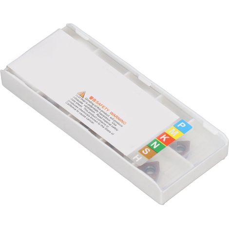 10-teiliges Set Wendeschneidplatten aus Hartmetall für Dreh- und Fräsmaschinen (CNC) als Ersatzteil für WCMX050308FX (1/5)