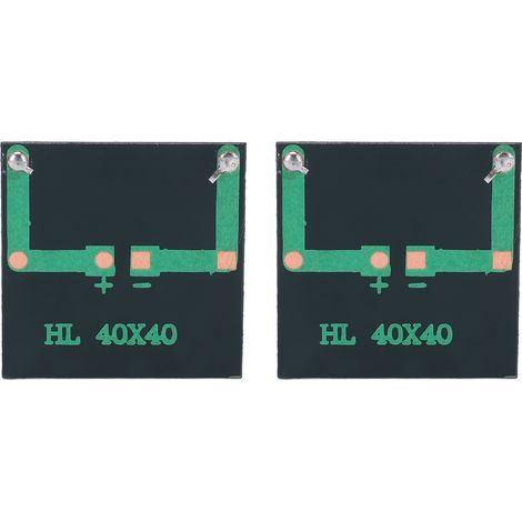 Miniatur-Solarpanel (2 V, 210 mA), Mini-Solarzellen, Material für elektrisches DIY-Spielzeug, Photovoltaik-Ladegerät, 40 x 40 mm / 1,6 x 1,6 Zoll (1/5)