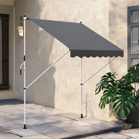 Store banne en aluminium acier Polyester 300 x 150 x 280 cm (1/5)