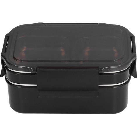 Boîte-repas isotherme électrique en acier inoxydable 304 à double couche avec compartiments pour bureau, école et voyage (1/5)
