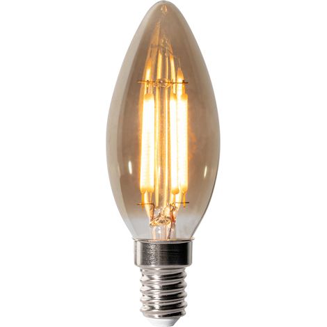 E14 Dimmbare LED-Glühbirne B35 Rauch 4W 300 lm 2200K (1/4)