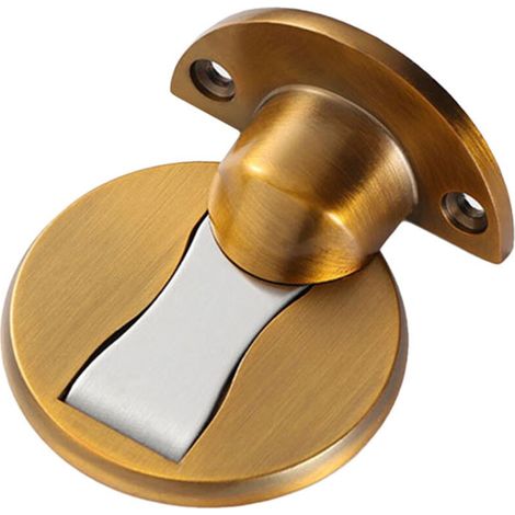 Magnet Door Stopper Floor Mount Wall Protector Drilling Self-Adhesive Door Stop to Walls for Home Office Bedroom Door Cupboards Stop (1/5)