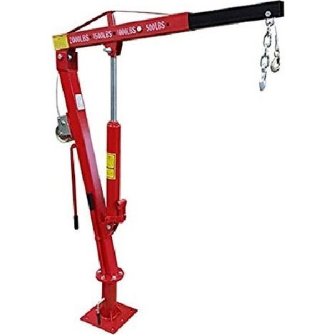 Varan Motors – Grue d'atelier 900 kg – NEPTC03 – Hauteur de levée 190 cm – Treuil à main robuste pour remorque et pick-up (1/2)
