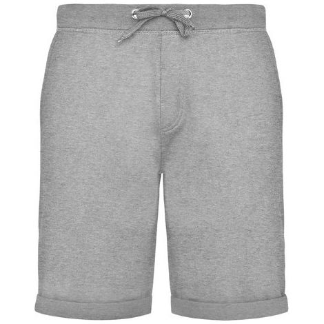 Pantalón corto deportivo con cinturilla elástica y cordón ajustable SPIRO ROLY L Gris vigoré (1/4)