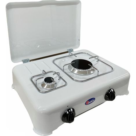 Fornello a Gas Gpl / Metano a 2 fuochi mod. 5325 Metano (1/2)