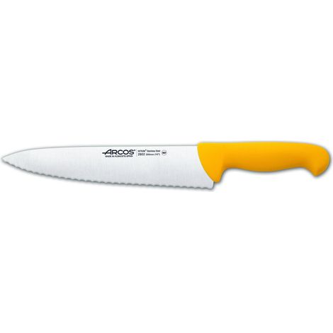 Coltello da cucina Arcos Serie 2900 Giallo lama 250 millimetri
