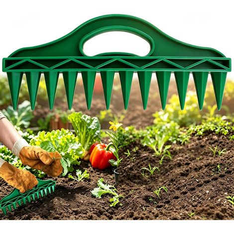 Distributeur de Semences, Semoir à 12 Trous, Accessoires de Jardin pour Fleurs, Plantes, Légumes (1/5)