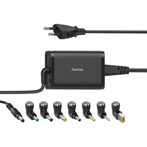 HAMA Netzteil Notebook Universal 100-240V 15-19V/45W 8x Adapter