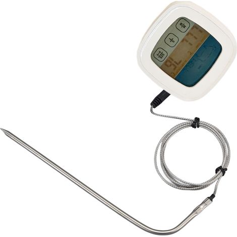 Digitales Touchscreen-Küchenthermometer zum Braten und für Fleisch, batterielos (1/5)