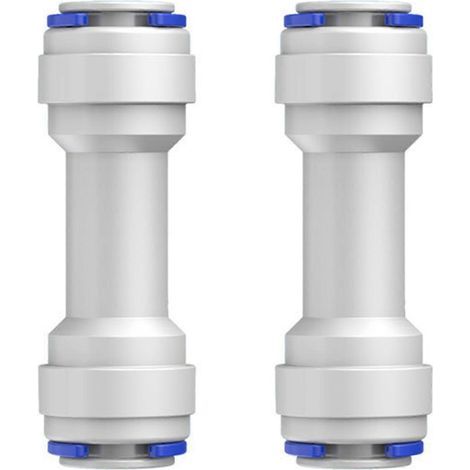 Lot de 2 clapets anti-retour à connexion rapide 3/8" (9,5 mm) - Raccords en plastique à connexion rapide - Installation facile (1/4)