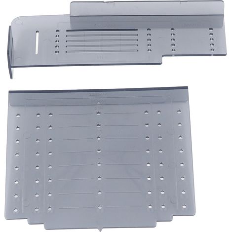 Gabarit de perçage pour poignées de meubles, modèle de montage précis pour tiroirs et portes de cuisine. (1/5)