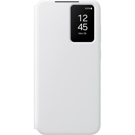 Custodia a portafoglio Smart View bianca per Samsung EF-ZS721CWEGWW S24 FES721