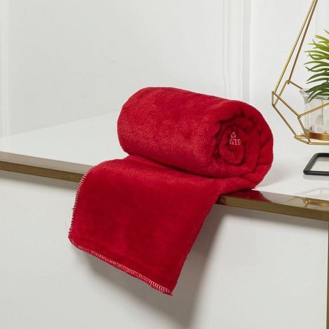 Couverture/tapis/coussin de canapé Ruhiku GW ultra-doux et chaud en micro-pilon (1/3)