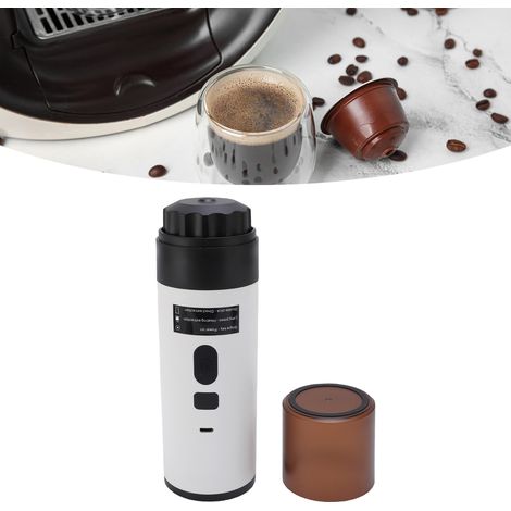 Macchina da Caffè Espresso Portatile Automatica Wireless, 72W Acciaio Inox 304 ABS, 90/120ml 3 Batterie 2600mAh (1/4)