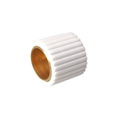 REGGIPIANO OTTONE C/GOMMA D 12 MM BIANCO- 250,0 pz