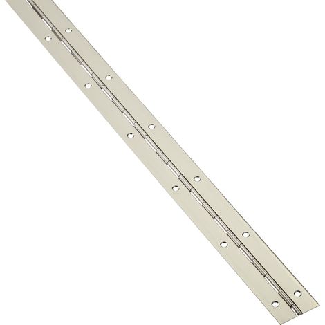 Stangenscharnier 1000 x 32 x 0,7 mm Edelstahl poliert Türband Klavierband Bandscharnier von SOTECH