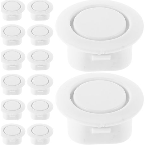 Cache-Trou de Pare-Chocs Arrière Accessoires Auto Universels en Caoutchouc Blanc, 20pcs, Protection Ajustable pour Radar de Recul pour Pare-Chocs (1/5)