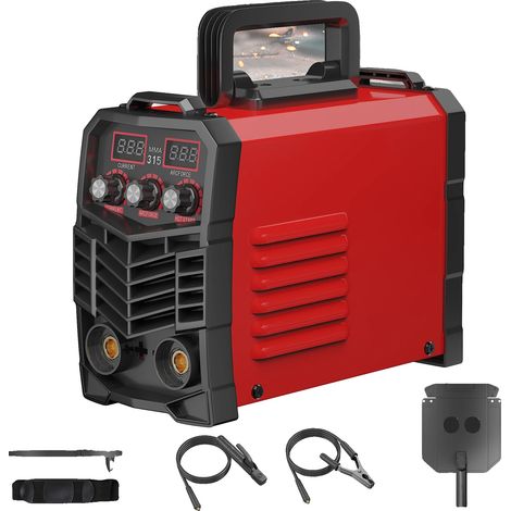 Máquina de soldar, inversor de doble pantalla, diseño compacto, rojo (1/2)