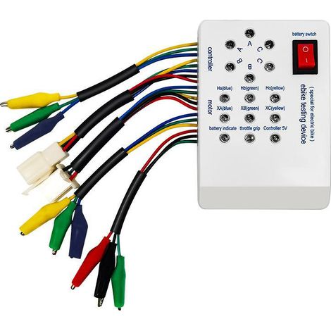 Bürstenloser Motortester, bürstenloser Automotor-Controller-Tester für Elektroroller, schneller batteriebetriebener Notfallgeräte-Controller