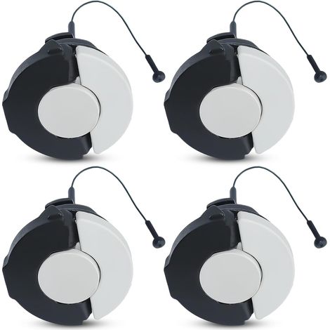 4 pièces bouchon de réservoir à carburant pour STIHL MS192T MS200 MS250 MS290 MS380 MS381 MS390 MS391 MS440 MS441 MS460 MS880 pièces de rechange 00003500525 00003500533 (1/5)