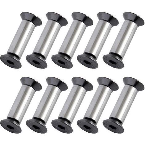 10 vis à tête hexagonale YFS pour manche de couteau, rivets et boulons de fixation pour plaquettes. (1/5)