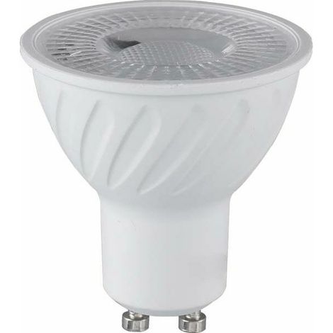 Ampoule LED GU10--GU10 LED blanc froid dimmable,7W Remplace 70W ampoule halogène,600 lumens 6000K blanc froid ampoules,angle de faisceau 120° Spotlight ampoules à réflecteur variable, 6 pièces [Classe (1/5)