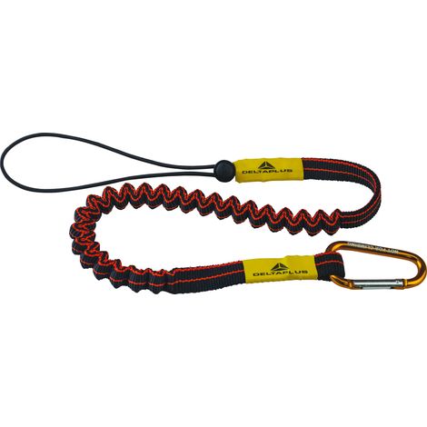 Delta Plus – Porte-outils en polyamide noir-orange – Résistant aux chocs et intempéries – Conception ergonomique pour accès rapide – Taille unique (1/2)