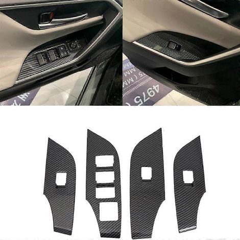 Accessoires automobiles pour Toyota RAV4 Panneau de commande de vitre de porte 2019-2024 Cadre d'interrupteur de lève-vitre LHD( ) (1/5)
