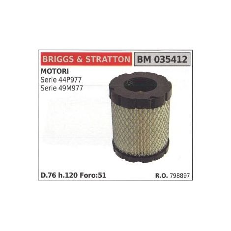 Filtro aria BRIGGS&STRATTON rasaerba tosaerba tagliaerba serie 44P977