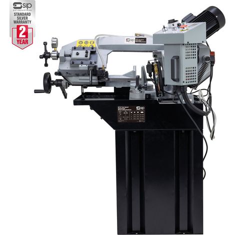 SIP 10" Vari-Speed Swivel Head Metal Bandsaw - L13 x W75 x H113.8 cm (1/2)