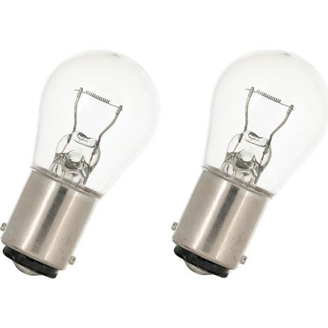 2x Ampoule BA15D 15W 6V voiture moto scooter réparation changement éclairage lumière
